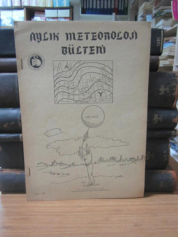 Devlet Meteoroloji İşleri Genel Müdürlüğü - Aylık Meteoroloji Bülteni - Eylül 1988 - Sayı 86