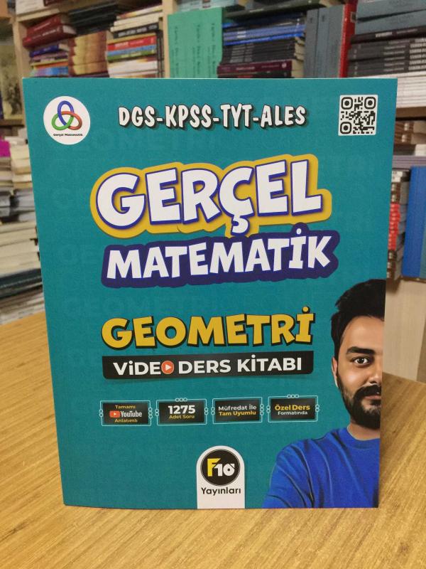 DGS KPSS TYT ALES Gerçel Matematik Geometri Video Ders Kitabı F10 Yayınları