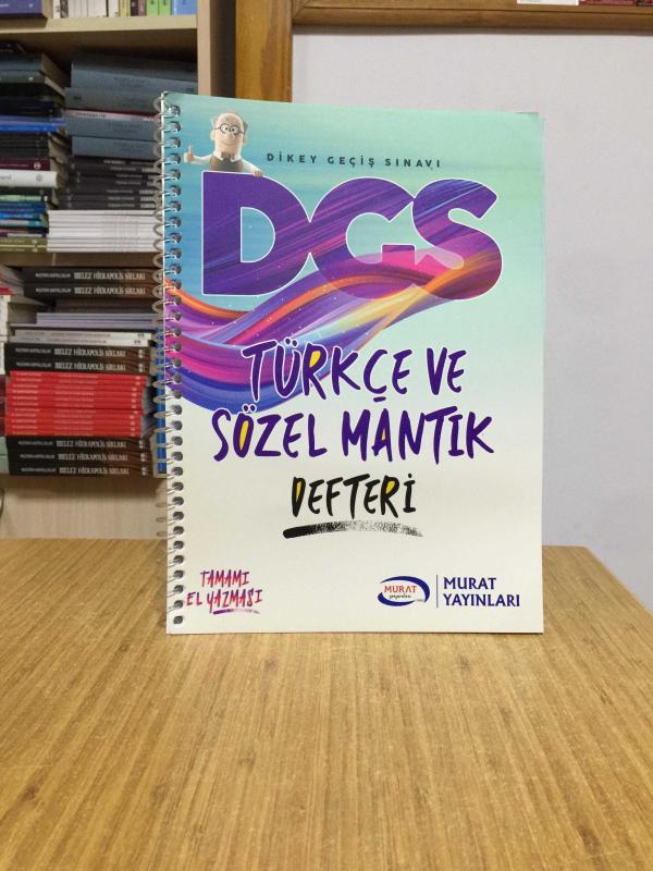 DGS Türkçe ve Sözel Mantık Defteri Murat Yayınları