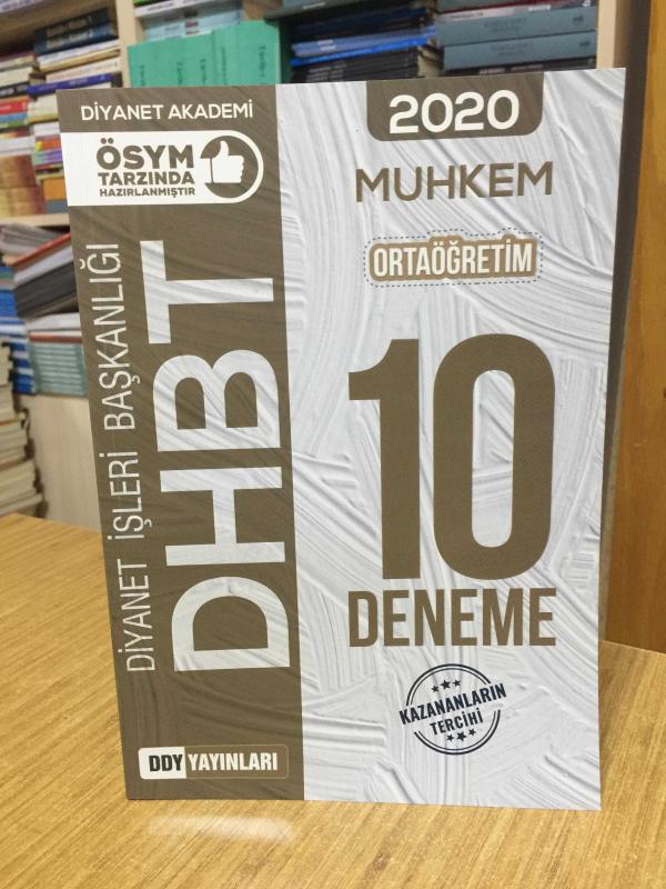 DHBT 2 Muhkem Serisi Ortaöğretim Tamamı Çözümlü 10 Deneme DDY Yayınları