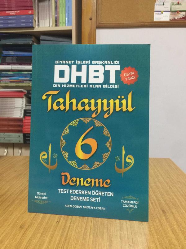 DHBT 5 Deneme Çözümlü Tahayyül Yayınları 2.Baskı