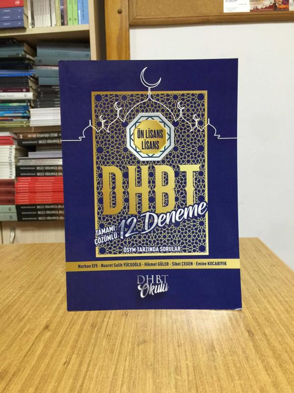 DHBT Tamamı Çözümlü 12 Deneme Ön Lisans Lisans / DHBT OKULU