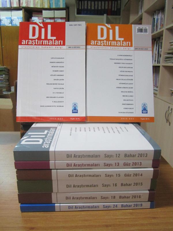 Dil Araştırmaları Dergisi - 2012'den 2020'a Kadar Yayınlanmış 10 Farklı Sayı Mevcut (Sayılar Açıklamada) - Avrasya Yazarlar Birliği