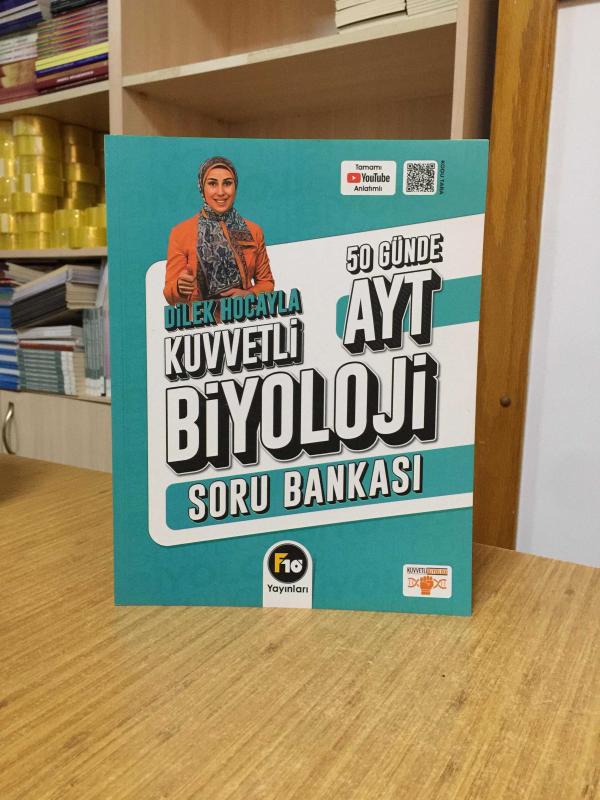Dilek Hocayla 50 Günde AYT Biyoloji Soru Bankası F10 Yayınları