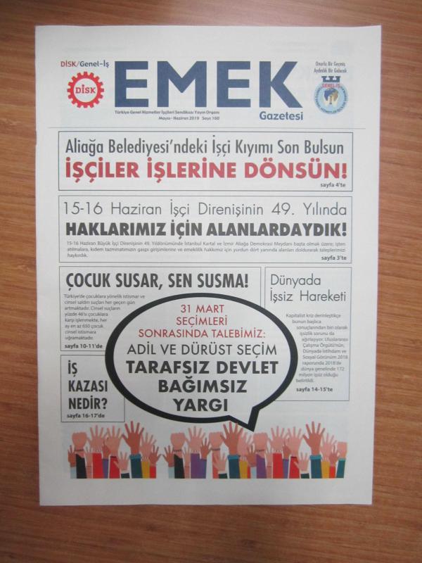 Disk Genel-İş - EMEK Gazetesi - Sayı 160