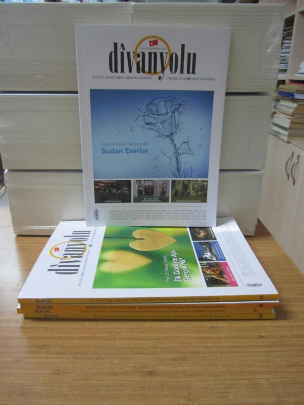 DİVAN YOLU Dergisi - 2016-2017 Yılları Arası 6 Farklı Sayı TAKIM (Sayılar: 32-34-35-36-37-38)