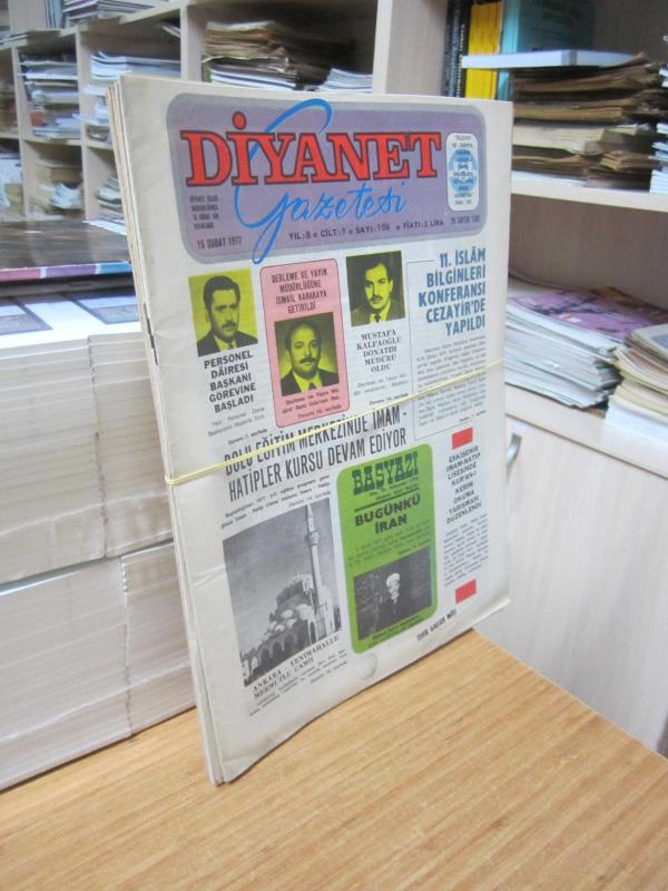 Diyanet Gazetesi - 1977-1980 Yılları Arasında Yayınlanmış 9 Farklı Sayı TAKIM Sayılar: 159-167-171-174-175-244-245-248-249