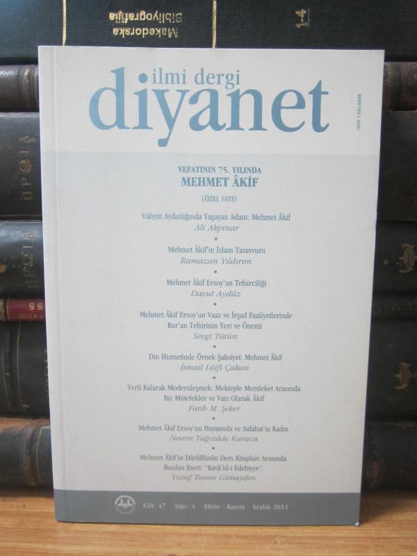 Diyanet İlmi Dergi - Diyanet İşleri Başkanlığı - Yıl 2011 - Sayı 4 - Cilt 47