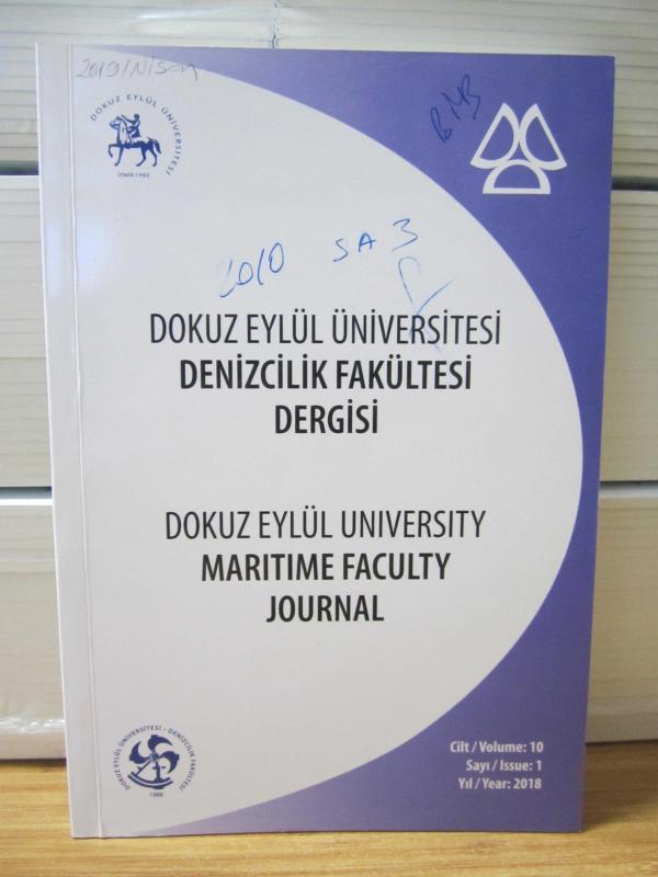 Dokuz Eylül Üniversitesi Denizcilik Fakültesi Dergisi - Cilt 10 Sayı 1 - Yıl 2018