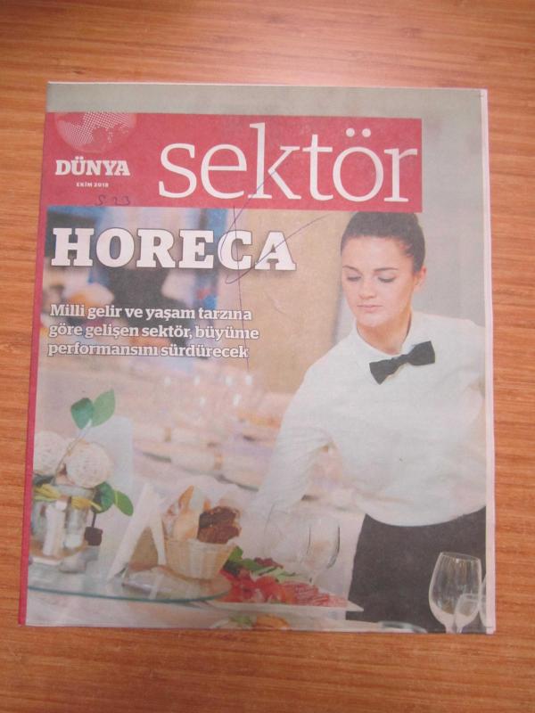 Dünya Sektör Horeca - Sayı 23 - 24 Ekim 2018
