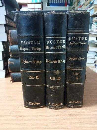 Düstur Beşinci Tertip Üçüncü Kitap Cilt 4,10,11 3 Adet
