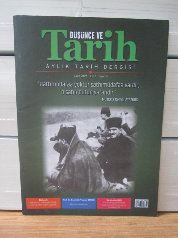 Düşünce ve Tarih Dergisi - Sayı 61 - Ekim 2019