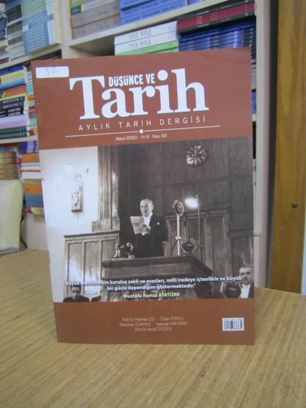 Düşünce ve Tarih Dergisi - Sayı 68 - Mayıs 2020