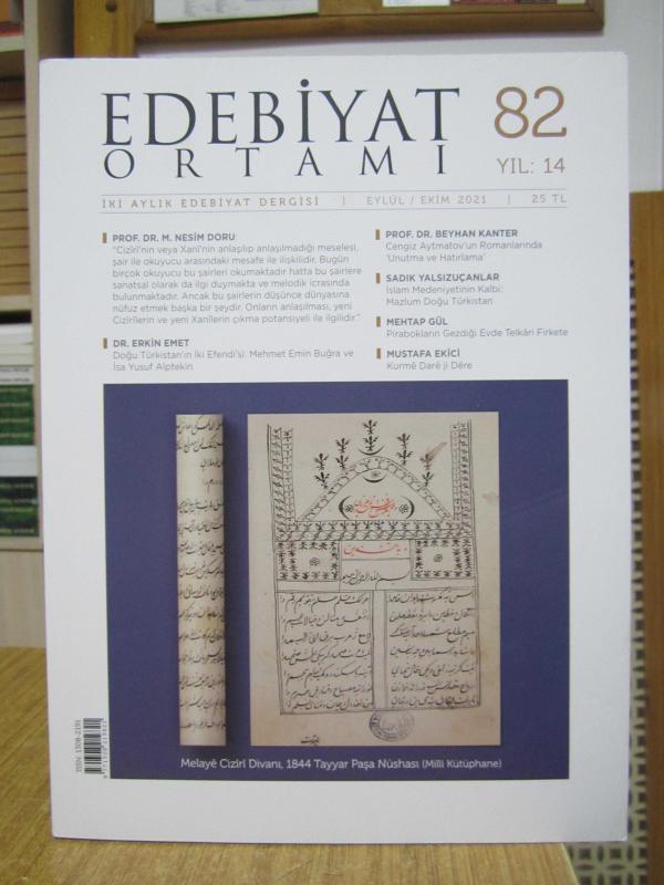 Edebiyat Ortamı Dergisi - Sayı 82 - Eylül Ekim 2021