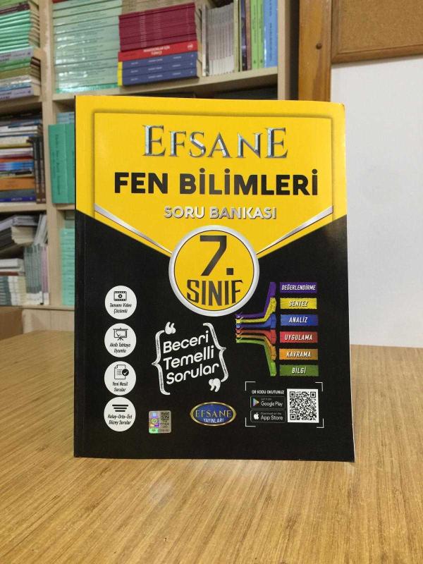 EFSANE 7. Sınıf FEN BİLİMLERİ Soru Bankası / Efsane Yayınları