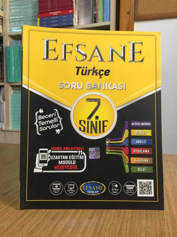 EFSANE 7. Sınıf TÜRKÇE Soru Bankası / Efsane Yayınları