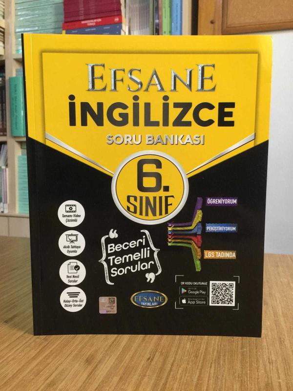 EFSANE 8. Sınıf İNGİLİZCE Soru Bankası / Efsane Yayınları