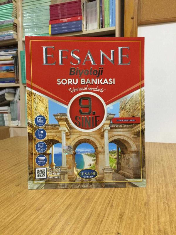 EFSANE 9. Sınıf BİYOLOJİ Soru Bankası / Efsane Yayınları
