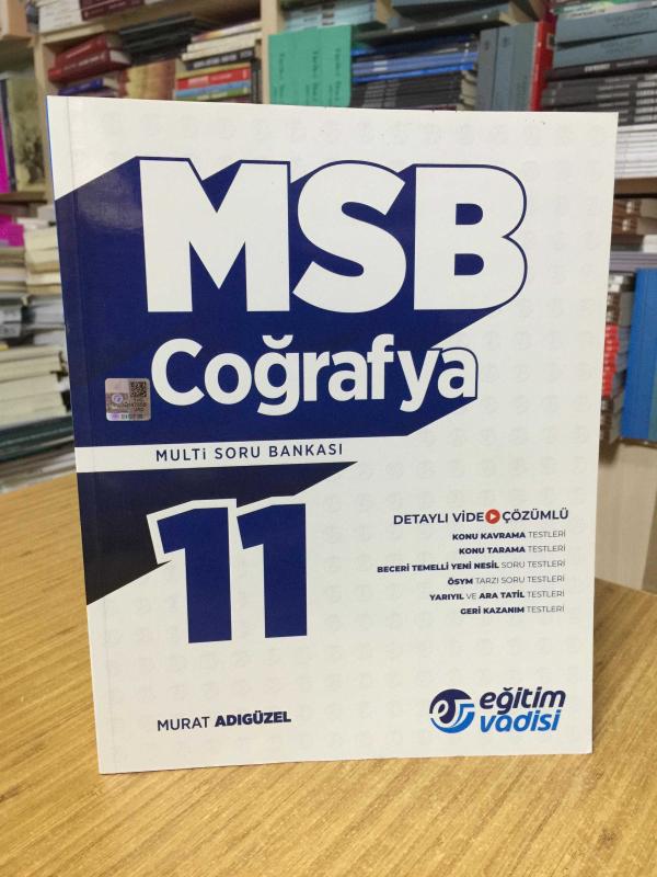 Eğitim Vadisi 11. Sınıf Coğrafya MSB Multi Soru Bankası