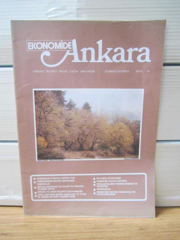 Ekonomide Ankara - Sayı 46 - Temmuz Ağustos 1992 - Ankara Ticaret Odası