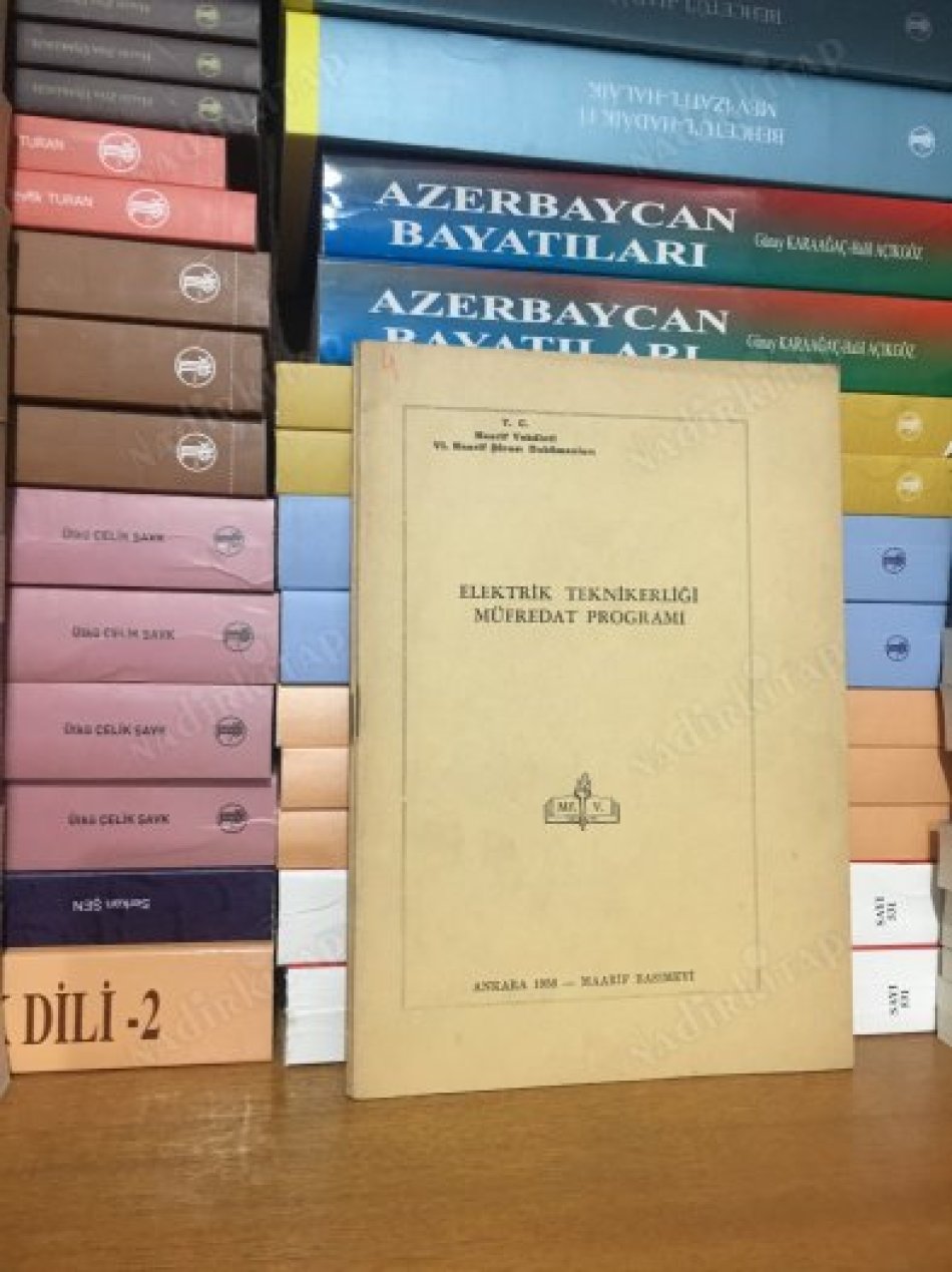Elektrik Teknikerliği Müfredat Programı - VI. Maarif Şûrası Dökümanları