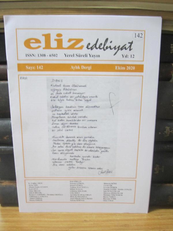 Eliz Edebiyat Dergisi - Sayı 142 - Ekim 2020
