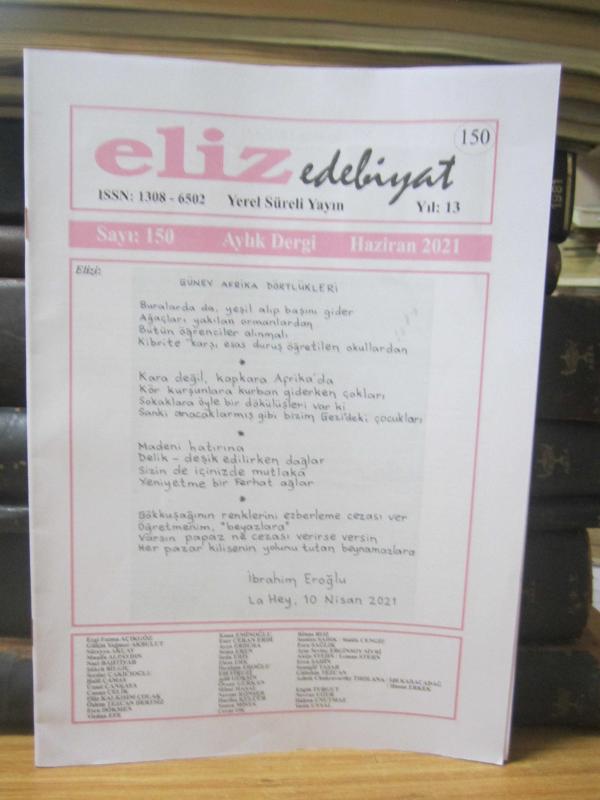 Eliz Edebiyat Dergisi - Sayı 150 - Haziran 2021