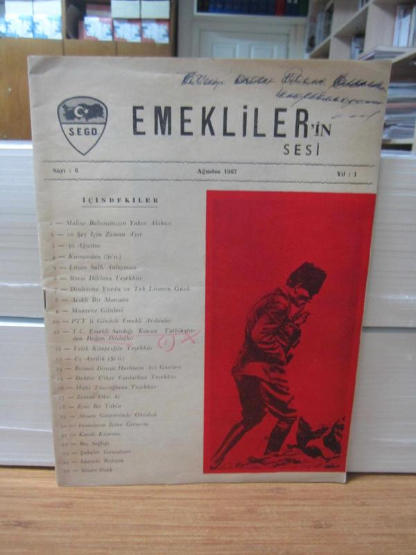 Emekliler'in Sesi - Sayı 6 Ağustos 1967