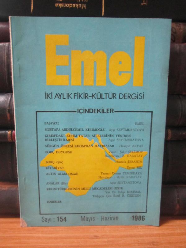 Emel Dergisi - Sayı 154 - Mayıs Haziran 1986