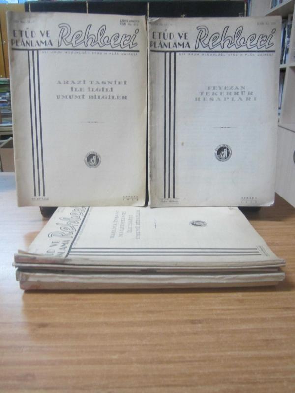 Etüd ve Planlama Rehberi - 1958-1959 Yılları 7 Farklı Sayı TAKIM - Sayılar: 11-7, 11-10, 11-11, 11-12, 11-14, 11-16, 11-20