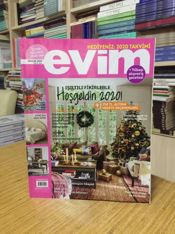 EVİM Pratik Ev Fikirleri ve Alışveriş Dergisi - Sayı 166 - Aralık 2019