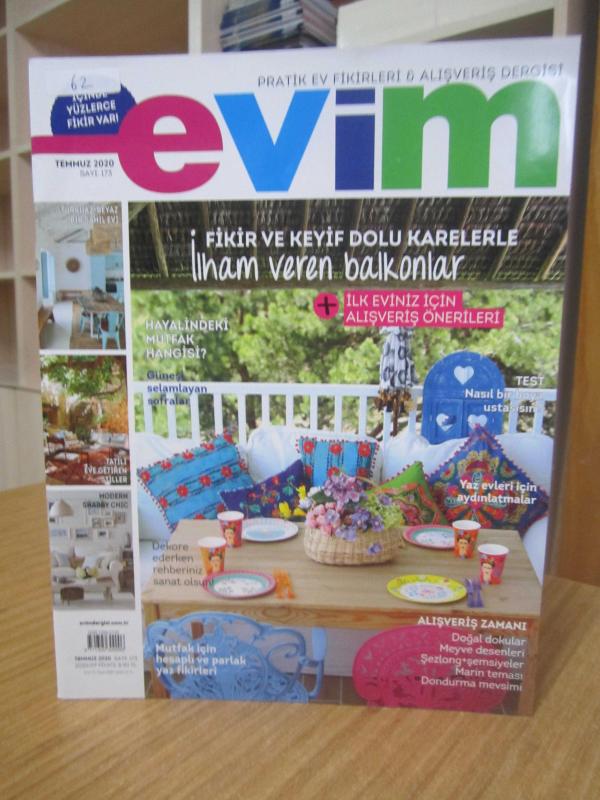 EVİM Pratik Ev Fikirleri ve Alışveriş Dergisi - Sayı 173 - Temmuz 2020