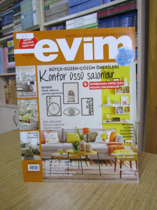 EVİM Pratik Ev Fikirleri ve Alışveriş Dergisi - Sayı 175 - Eylül 2020