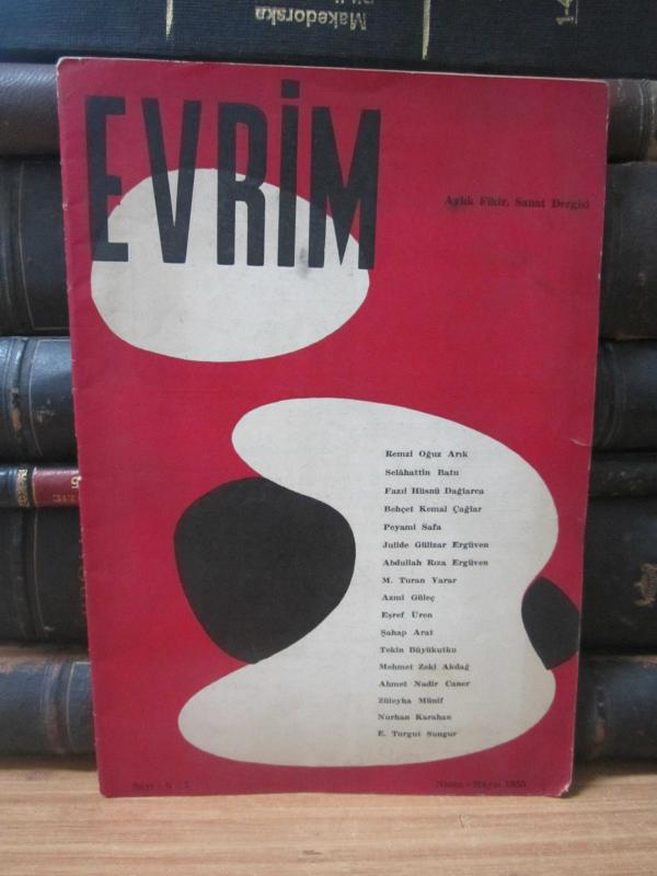 Evrim Dergisi - Nisan Mayıs 1955 - Sayı 6-7 - Veteriner Fakültesi Öğrenci Derneği