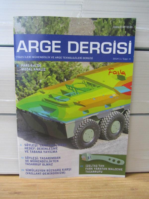 FİGES İLERİ MÜHENDİSLİK VE ARGE TEKNOLOJİLERİ DERGİSİ - 2014-1 / Sayı 4