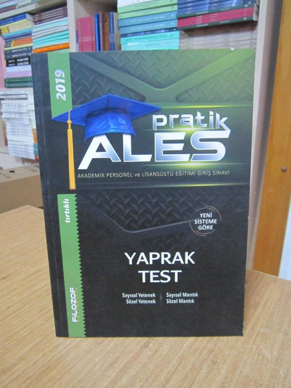 Filozof Yayıncılık Pratik ALES 2019 Yaprak Test