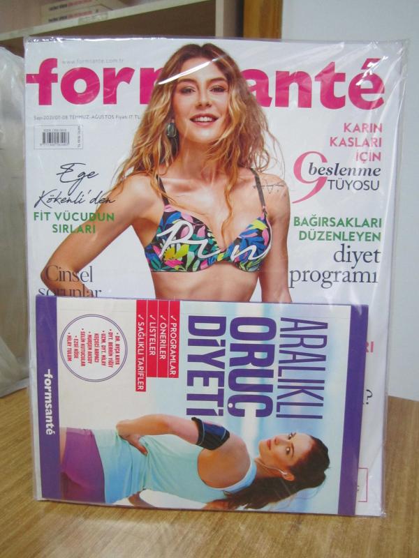 Formsante Dergisi - Sayı 2021/07-08 Temmuz Ağustos [ Aralıklı Oruç Diyeti Kitabı ile Birlikte - Ambalajı Açılmamış ]
