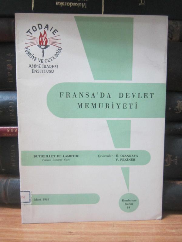 Fransa'da Devlet Memuriyeti