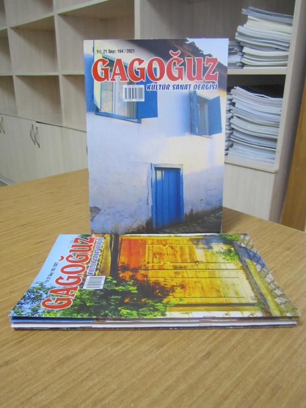 GAGOĞUZ Kültür Sanat Dergisi - 2020-2021 Yılları 29 Sayı TAKIM (Sayılar: 159-187 ve Arası)