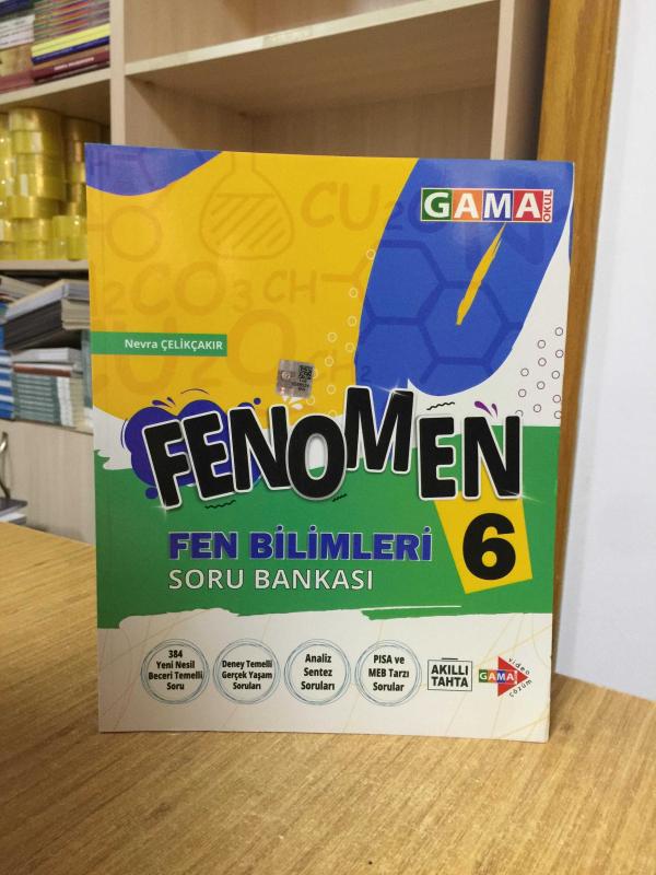 Gama Yayınları 6. Sınıf Fenomen Fen Bilimleri Soru Bankası