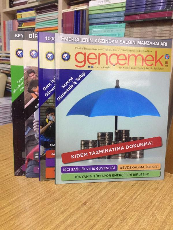 Genç Emek Dergisi - 2020-2022 Yılları 4 Sayı TAKIM (Sayılar: 8-9-11-12) - TEZ-KOOP-İŞ