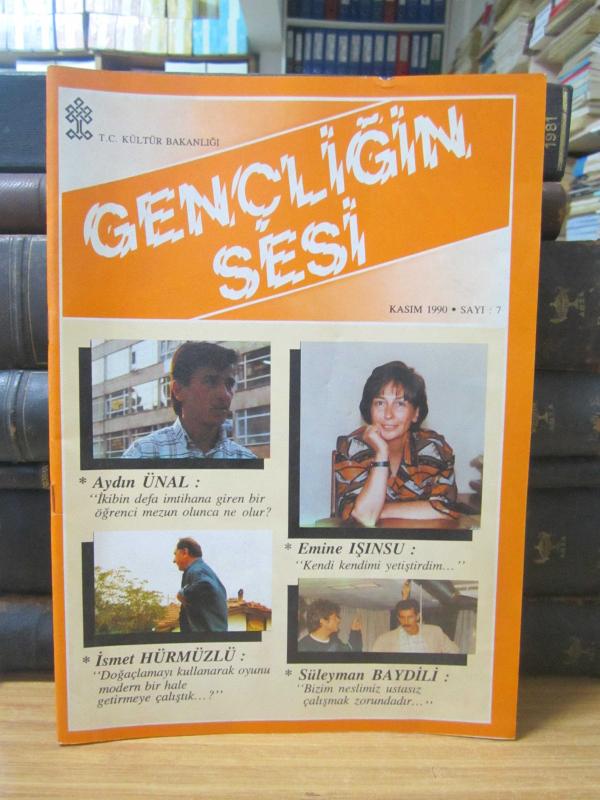 Gençliğin Sesi Aylık Dergi - Sayı 7 - Kasım 1990