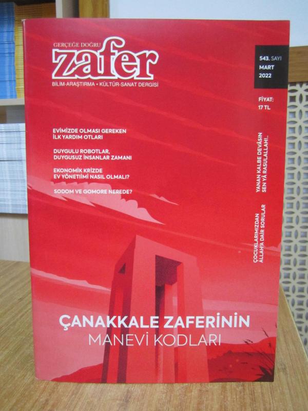 Gerçeğe Doğru Zafer Bilim Araştırma Kültür Sanat Dergisi - Mart 2022