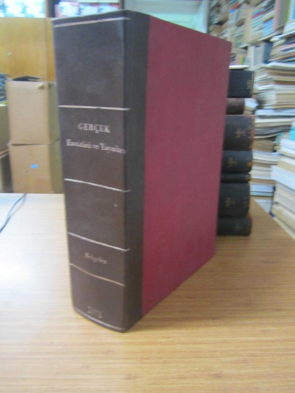 Gerçek Enstitüsü ve Yayınları - Belgeler - Sayı 266 - 313 - 1971  Ciltli