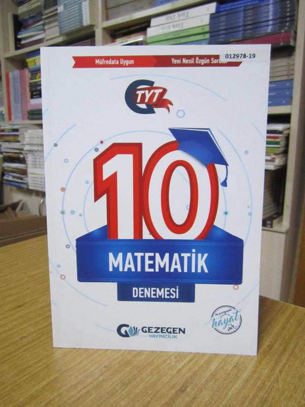 Gezegen Yayıncılık TYT 10 MATEMATİK Denemesi