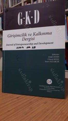Girişimcilik ve Kalkınma Dergisi - Cilt 12 Sayı 1 Yaz 2017