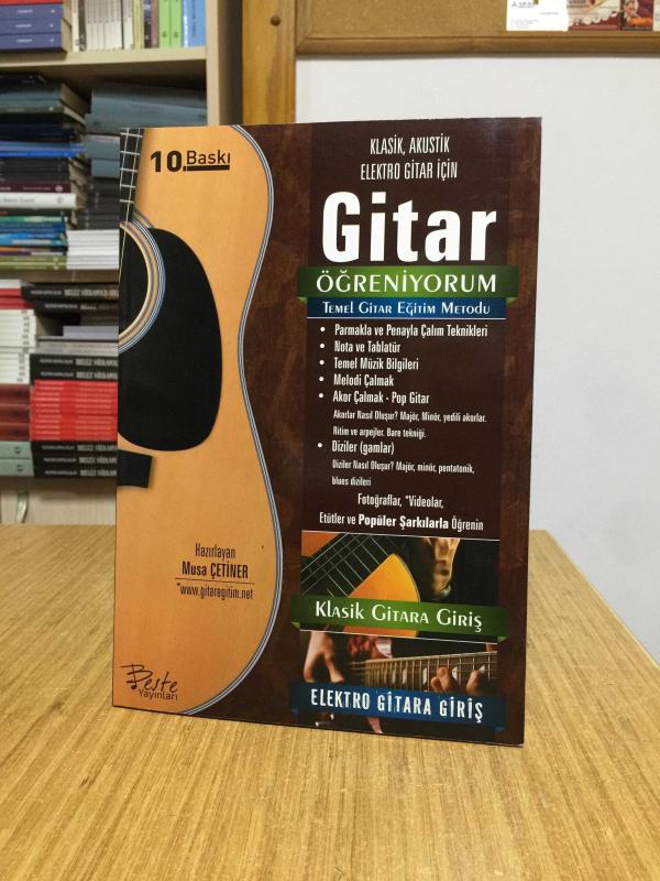 Gitar Öğreniyorum Temel Gitar Eğitim Metodu (10.Baskı)