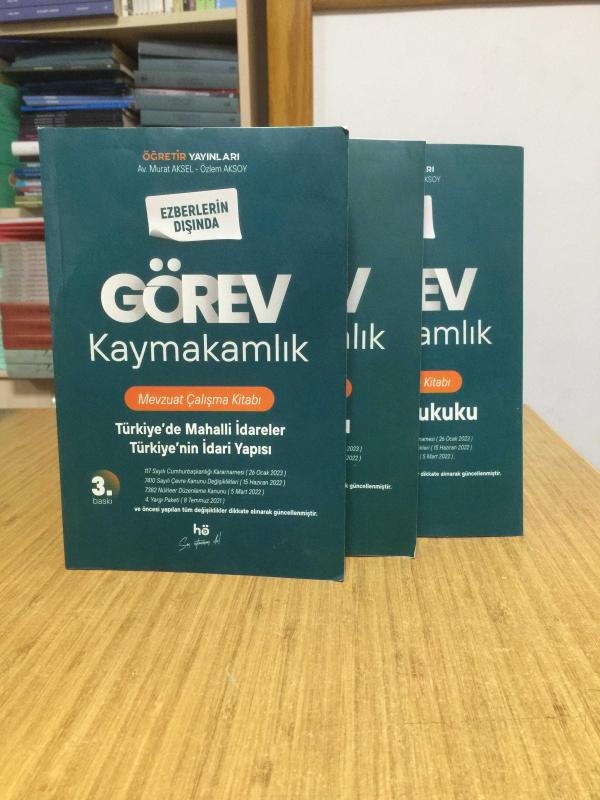 Görev Kaymakamlık Mevzuat Çalışma Kitabı (3 Kitap Takım) Öğretir Yayınları 3.Baskı