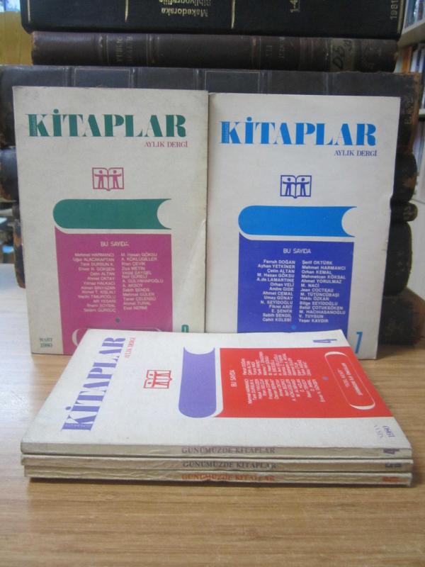 Günümüzde Kitaplar Dergisi - 1980 Yılı 5 Farklı Sayı TAKIM - Sayılar: 3-4-5-6-7
