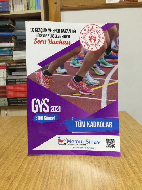 GYS 2021 T.C. Gençlik ve Spor Bakanlığı Görevde Yükselme Sınavı Soru Bankası TÜM KADROLAR